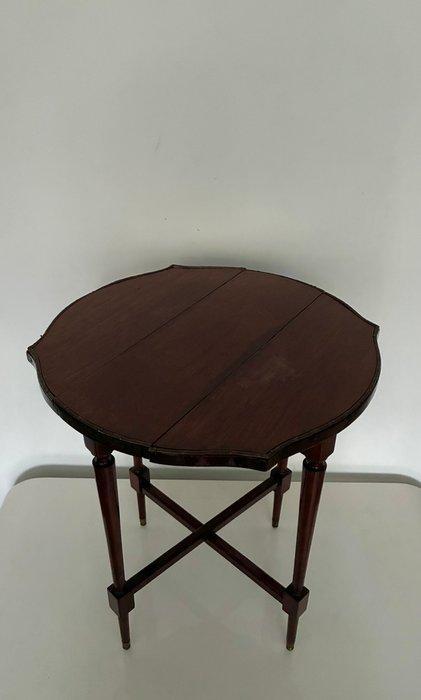 Bijzettafel - Mahonie - Hangoortafel Piëdestal, Antiek en Kunst, Antiek | Overige Antiek