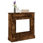 vidaXL Haardombouw 90x30x90 cm bewerkt hout gerookt, Huis en Inrichting, Kachels, Verzenden, Nieuw