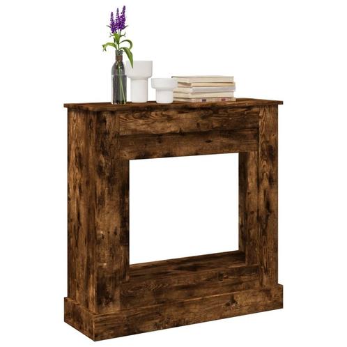 vidaXL Haardombouw 90x30x90 cm bewerkt hout gerookt, Huis en Inrichting, Kachels, Nieuw, Verzenden