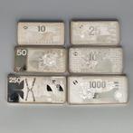 Nederland. Bankbiljetten 10 Gulden - 1000 Gulden ND, Postzegels en Munten