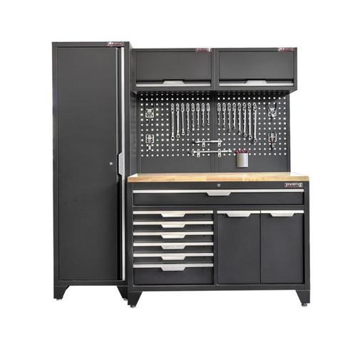 Gereedschapskasten set wandlengte 196 cm. hoge kast,, Doe-het-zelf en Bouw, Werkbanken, Ophalen of Verzenden