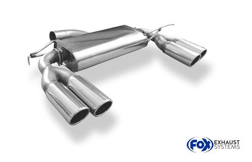 FOX VW Kever 1.4l - 16 (5C) Coupe & Cabrio - Starre einddemp, Auto-onderdelen, Uitlaatsystemen, Nieuw, Verzenden