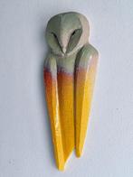 Federico Alibrio - Relief, Barn Owl - 30 cm - Majolique -, Antiek en Kunst