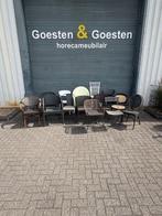 Set (20) Gebruikt/ZGAN Showroom Terrasstoelen- Vintage/Café, Tuin en Terras, Ophalen