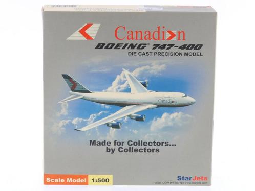 Schaal 1:500 StarJets SJCDN003 Canadian Airlines Boeing 7..., Hobby en Vrije tijd, Modelbouw | Vliegtuigen en Helikopters, Zo goed als nieuw
