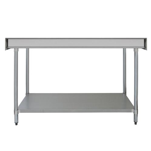 Keukenwerktafel met een enkele bovenschap - 180 cm, Articles professionnels, Horeca | Équipement de cuisine, Envoi