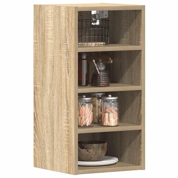 vidaXL Hangkast Riga 30x29,5x60 cm bewerkt hout sonoma, Huis en Inrichting, Kasten | Overige, Nieuw, Verzenden