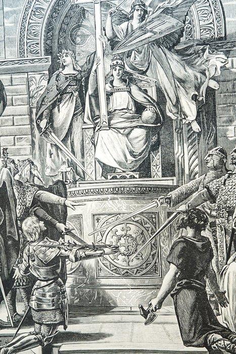 Léon Gautier - La Chevalerie - 1890, Antiek en Kunst, Antiek | Boeken en Manuscripten