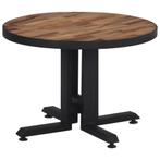 vidaXL Table basse ronde Ø55x40 cm teck de récupération, Verzenden, Neuf