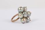 Ring - 8 karaat Geel goud Parel - parel, Handtassen en Accessoires, Ringen, Nieuw