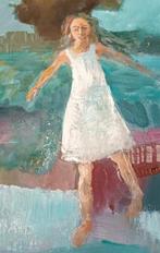 Tenailleau Emmanuelle - Daphné en robe blanche