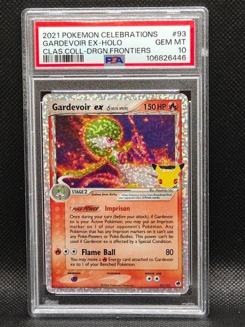 Pokémon - 1 Graded card - PSA 10 GEM MINT GARDEVOIR EX, Hobby en Vrije tijd, Verzamelkaartspellen | Pokémon