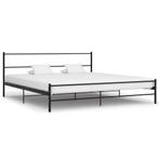 vidaXL Bedframe metaal zwart 200x200 cm, Huis en Inrichting, Slaapkamer | Bedden, Verzenden, Nieuw