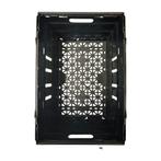 Nestbare bak zwart 600x400x350 mm gebruikt, Ophalen of Verzenden