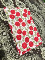 Rode klaproos bloemige creeper Jaal-print - Meubelstof - 500