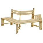 vidaXL Tuinbank 240 cm geïmpregneerd grenenhout, Tuin en Terras, Verzenden, Nieuw