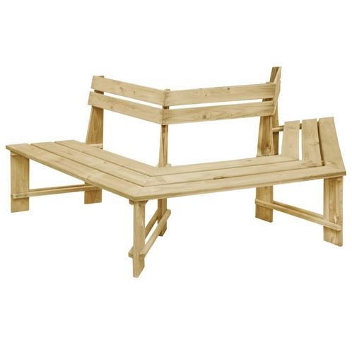 vidaXL Tuinbank 240 cm geïmpregneerd grenenhout, Tuin en Terras, Tuinsets en Loungesets, Nieuw, Verzenden