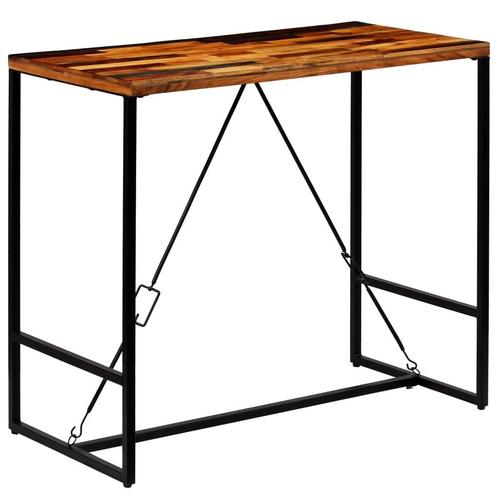 vidaXL Bartafel 120x60x106 cm massief gerecycled hout, Huis en Inrichting, Tafels | Eettafels, Nieuw, Verzenden