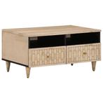vidaXL Table basse 80x54x40 cm bois de manguier massif, Maison & Meubles, Tables | Tables de salon, Neuf, Verzenden