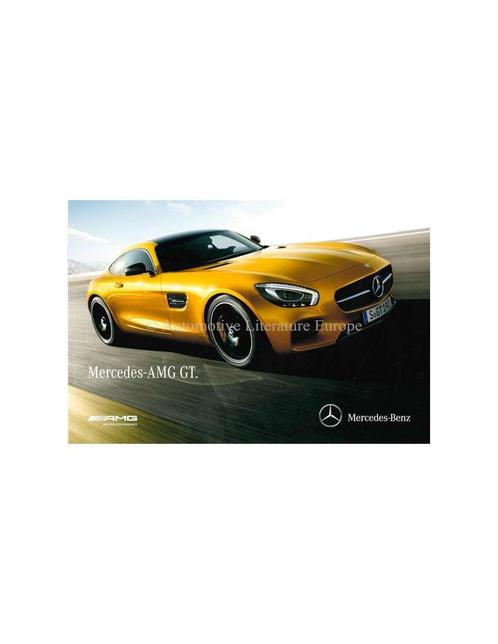 2014 MERCEDES AMG GT BROCHURE DUITS, Livres, Autos | Brochures & Magazines