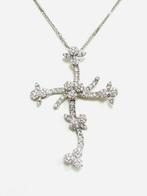 Estrò - Ketting met hanger - 18 karaat Witgoud - 2.50ct. tw.