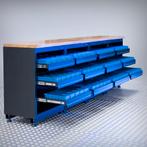 Datona Werkbank PREMIUM eiken werkblad met opbergbakken –, Ophalen of Verzenden, Nieuw