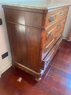 Bureau - Noyer - comó 4 cassetti 1850, Antiek en Kunst