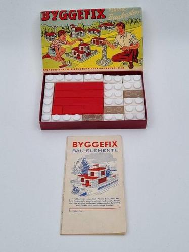 Byggefix - Vintage - Byggefix Plastic Baukasten Educatief