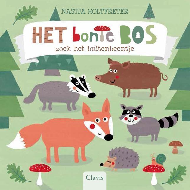 Het bonte bos / Zoek het buitenbeentje 9789044827583, Boeken, Kinderboeken | Baby's en Peuters, Gelezen, Verzenden