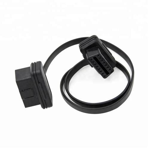 Universele 16 Pins OBD2 Platte Verlengkabel 60 cm, Auto diversen, Autogereedschap, Verzenden
