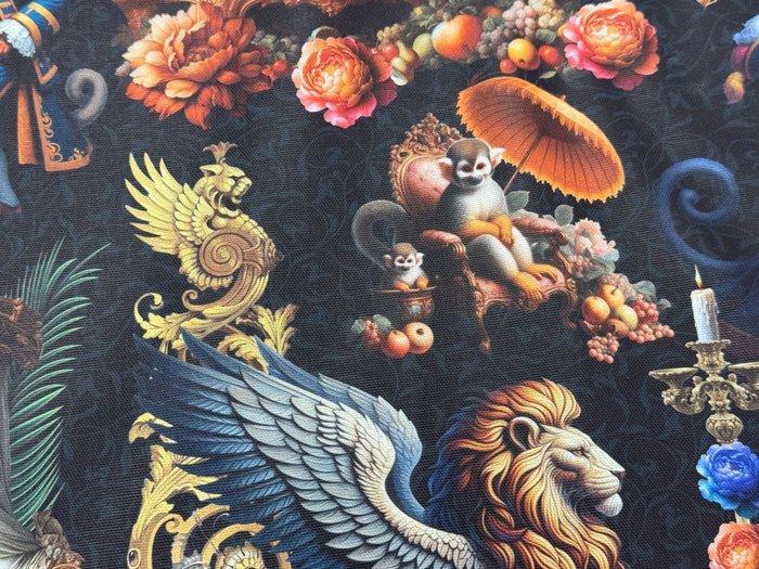 Het Betoverde Rijk: Mythische Dieren en Wilde Adel op, Antiquités & Art, Tapis & Textile