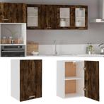 vidaXL Wandkast Lyon 39,5x31x60 cm bewerkt hout gerookt, Huis en Inrichting, Verzenden, Nieuw