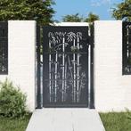 vidaXL Poort met bamboe-ontwerp 105x155 cm staal, Verzenden, Nieuw