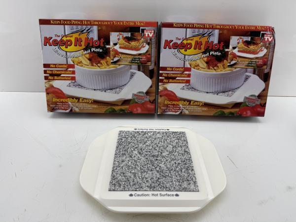 Veiling - 3x Keep It Hot – Microwaveable Hot Plate, Huis en Inrichting, Keuken | Keukenbenodigdheden