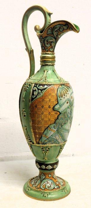 Deruta - G P - Kan - Majolica - Schenkkan 60/60 Deca Mano, Antiquités & Art, Antiquités | Verre & Cristal