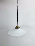 Lampe (2) - Opaline / cuivre - Lampes suspendues en opaline