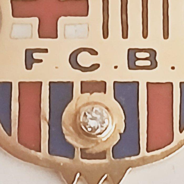 FC Barcelona - Badge, Hanger - 18 karaat geelgoud, Verzamelen, Overige Verzamelen