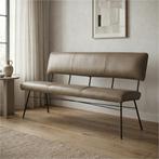 Leren eetkamerbank Solid, Huis en Inrichting, Stoelen, Ophalen of Verzenden, Nieuw, Leer