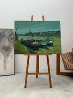 Van Hees (XX) - Boote am Fluss