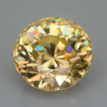 Zonder Minimumprijs Geel Zirkoon - 8.56 ct - nternational beschikbaar voor biedingen