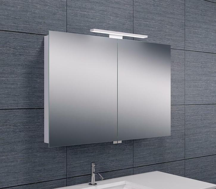 Sanifun One-Led spiegelkast Manuel 900 x 600, Huis en Inrichting, Badkamer | Badkamermeubels