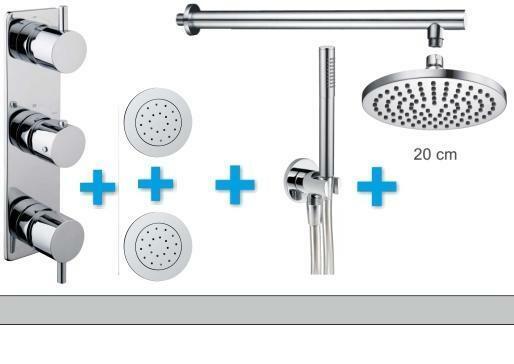 Sanifun Inbouw thermostaat set Meinrad 200, Doe-het-zelf en Bouw, Sanitair, Kraan