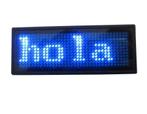 LED badge - Magnetisch - 9,5 x 3,5 - Blauw, Huis en Inrichting, Verzenden, Nieuw