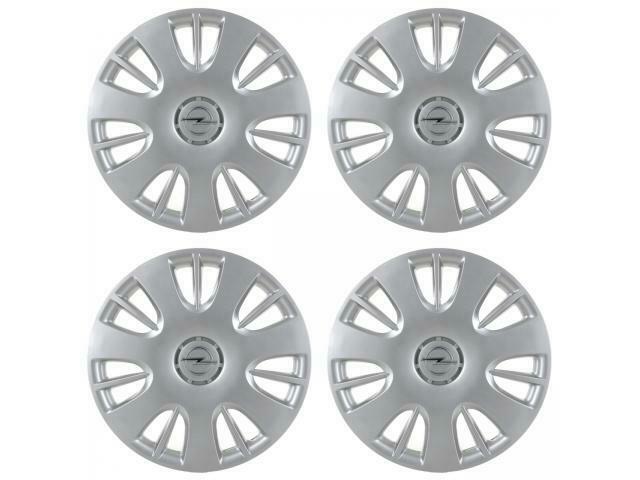 4x ORIGINELE GM Opel wielkap wielkap ZILVER 15 inch CORSA D, Auto-onderdelen, Banden en Velgen, Ophalen of Verzenden