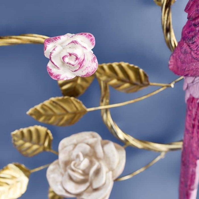 WERNS - Kaars wandlamp - XL 55 cm kaarsenwandlamp papegaai, Antiek en Kunst, Curiosa en Brocante