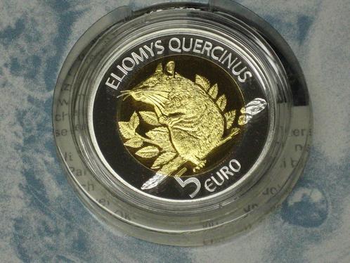 Luxemburg 5 Euro 2023 Gartenschlaefer zilver/nordisches g..., Postzegels en Munten, Munten | Europa | Euromunten, België, Verzenden