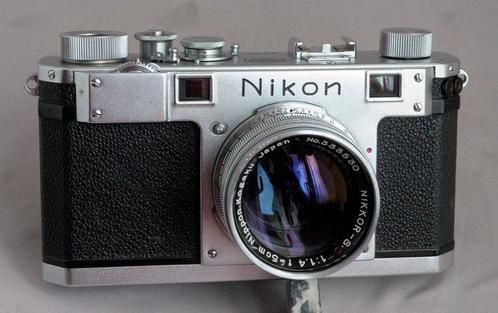 Nippon Kgaku Nikon S + Nikkor s 5cm F1.4, TV, Hi-fi & Vidéo, Appareils photo analogiques