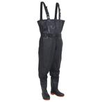 vidaXL Waadpak met laarzen en riem maat 45 zwart, Verzenden, Nieuw