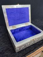 decoracion vintage plateado - Sieradendoos - Hout, Messing -, Antiek en Kunst