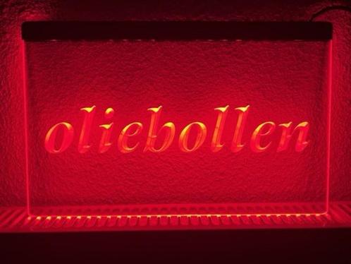 Oliebollen oliebol neon bord lamp LED verlichting reclame li, Maison & Meubles, Lampes | Autre, Envoi